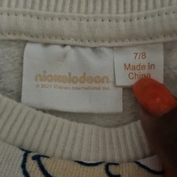 Nickelodeon Cream Cartoon Sweatshirt - Picture 4 of 4
